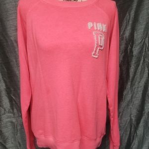 Pink Victoria Secret long sleeve shirt Xs